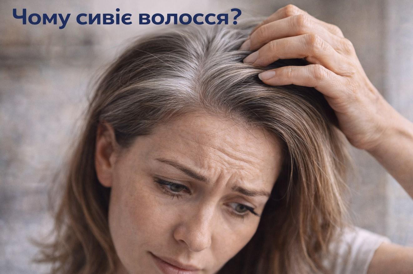Чому сивіє волосся: вся правда про генетику, стрес та вітаміни