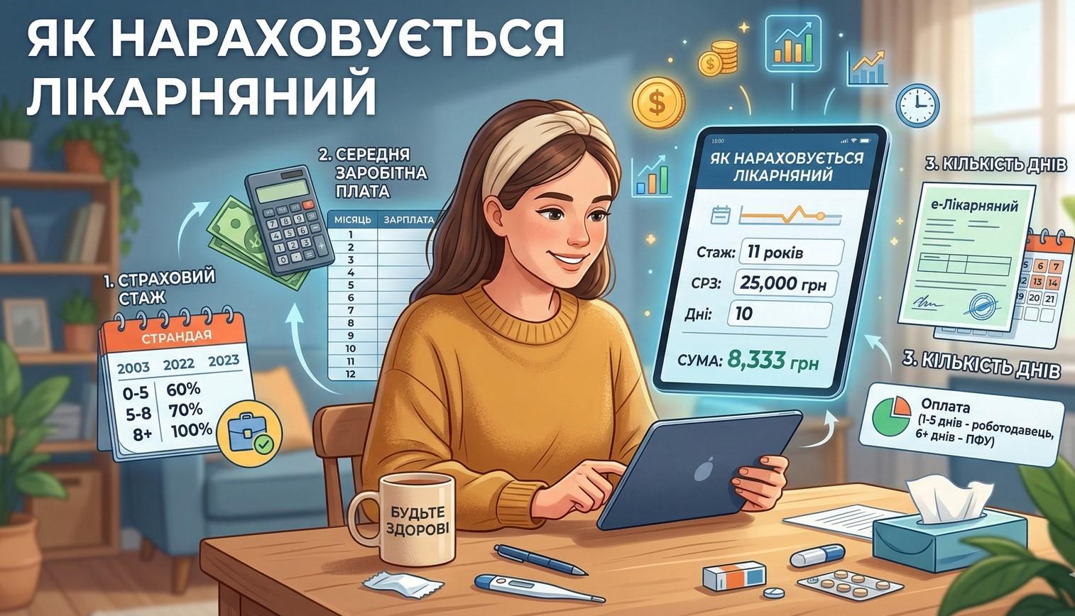 Як нараховується лікарняний: формула, яку приховує ваш бос
