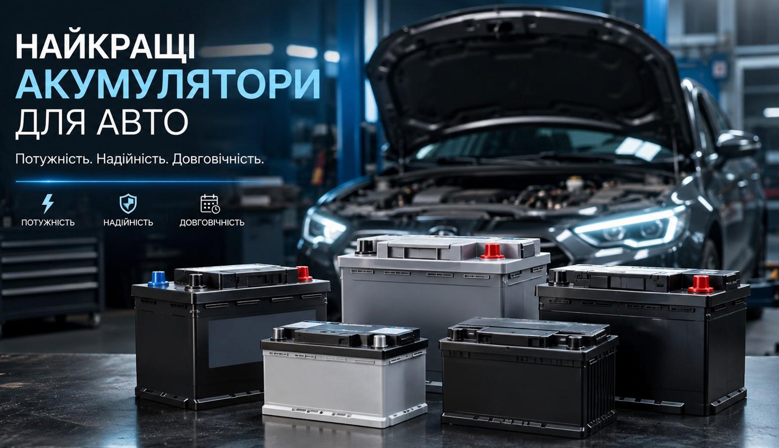 Найкращі акумулятори для авто: як вибрати і не помилитися