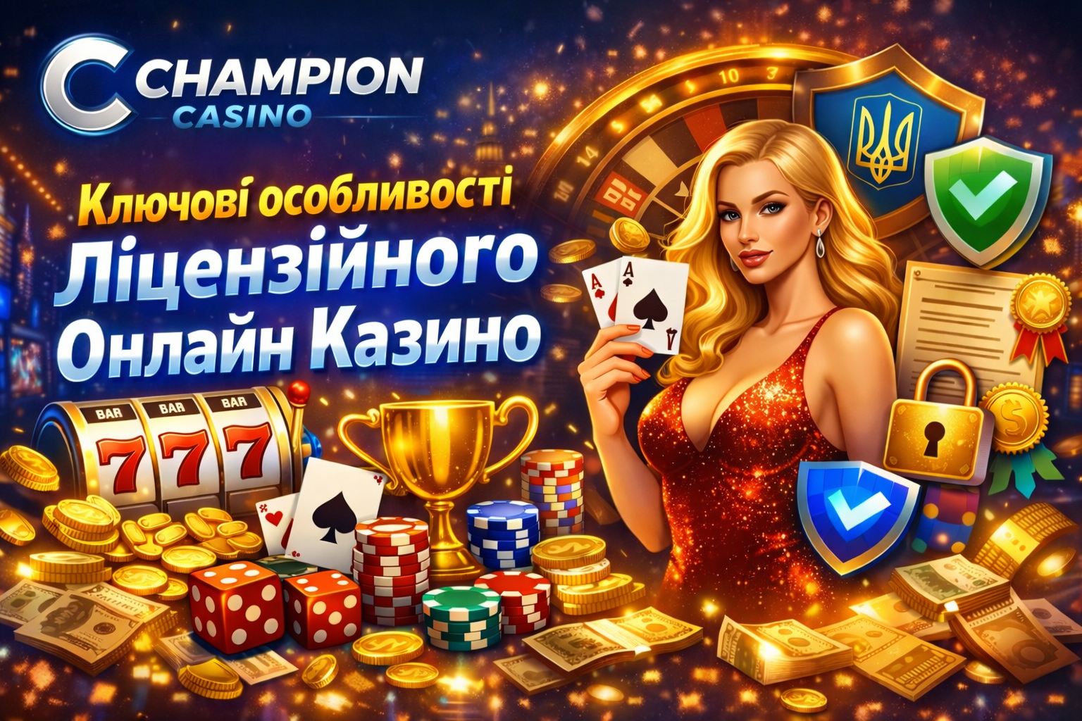 Ключові особливості ліцензійного онлайн казино ChampionCasino