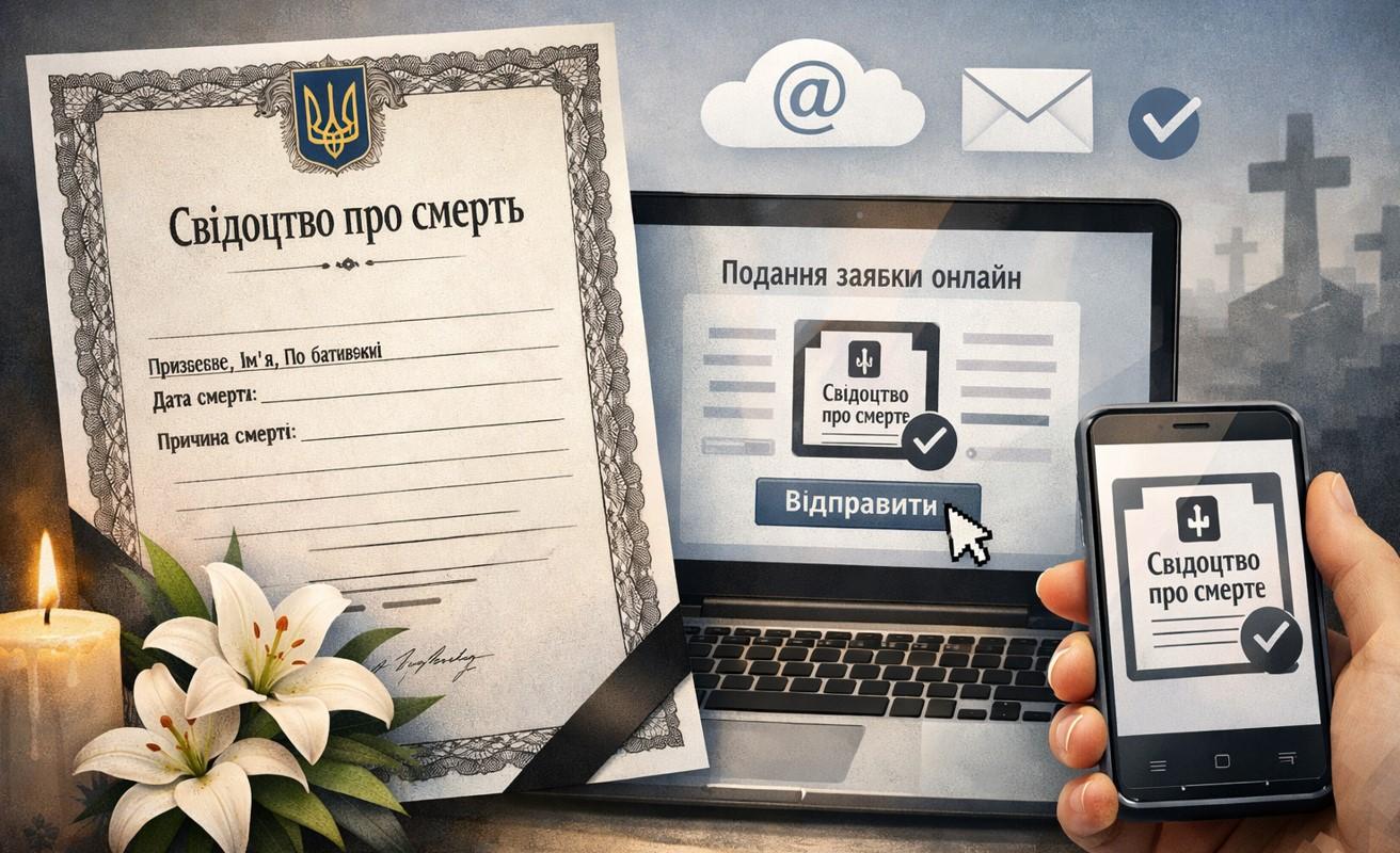 Отримати свідоцтво про смерть онлайн: гайд без черг