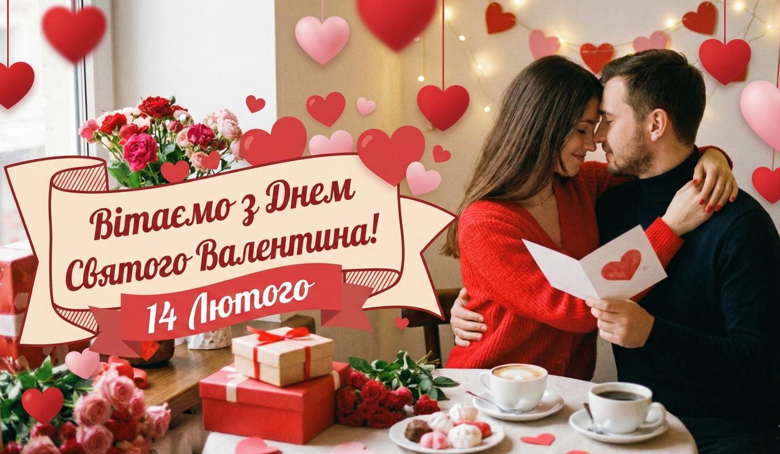 Привітання з 14 лютого: топ слів, що розтоплять серце