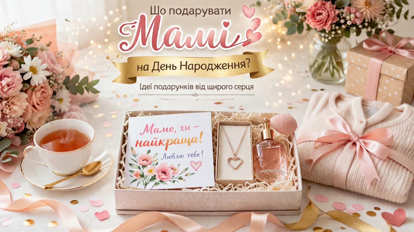 Що подарувати мамі на день народження: ідеї 2026