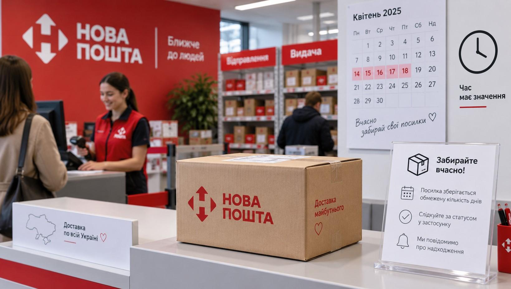 Скільки днів зберігається посилка на Новій Пошті?