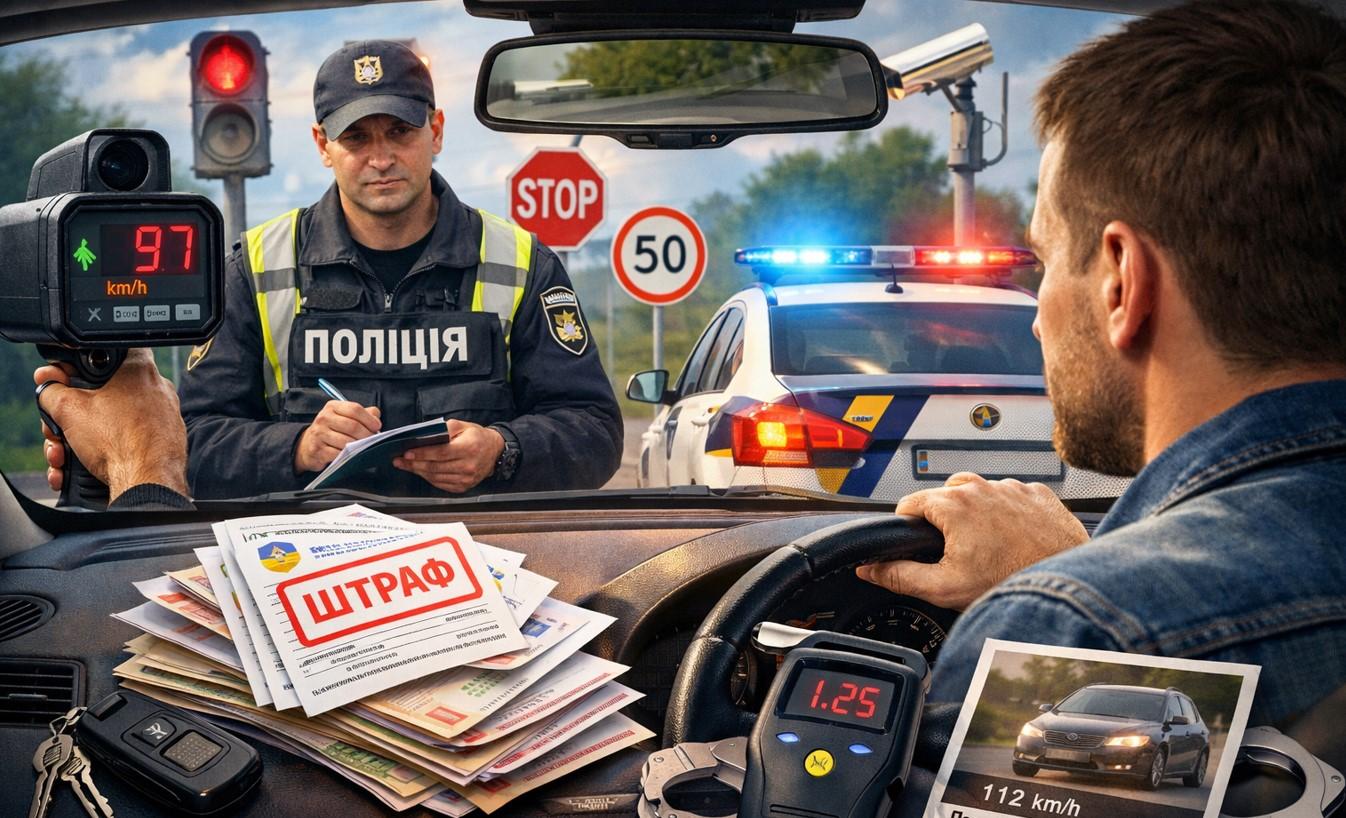 Скільки штрафів можна отримати за рік: ліміти, наслідки та реальність