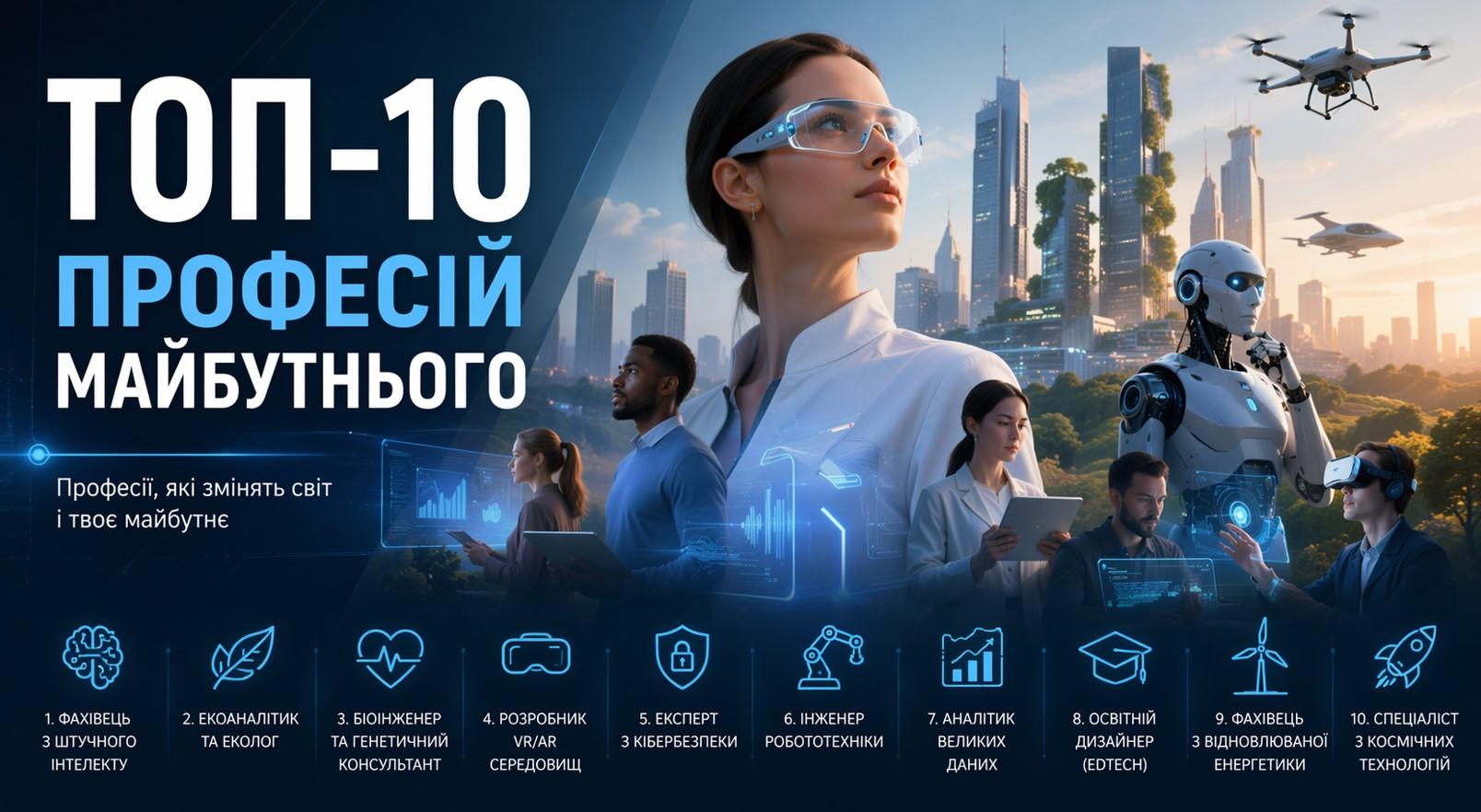 Топ-10 професій майбутнього: ким працювати, щоб мати гроші