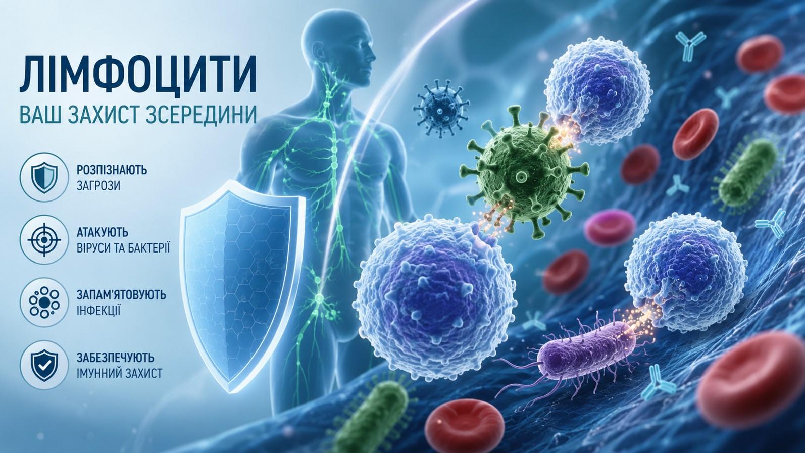 За що відповідають лімфоцити: ваш внутрішній спецназ